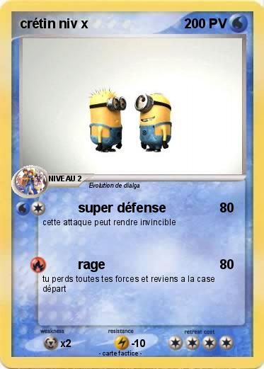 Pokemon crétin niv x