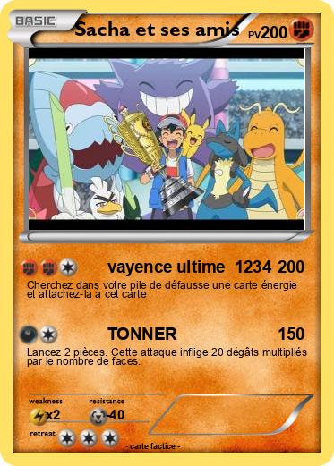 Pokemon Sacha et ses amis