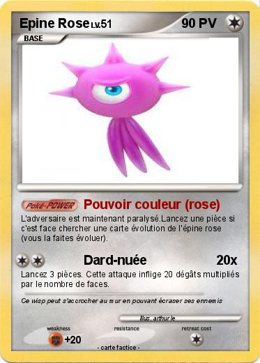Pokemon Epine Rose