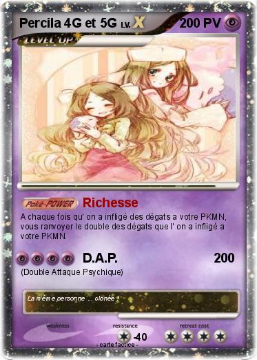 Pokemon Percila 4G et 5G