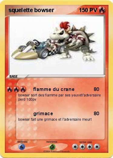 Pokemon squelette bowser