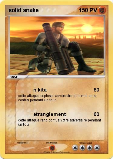 Pokemon solid snake