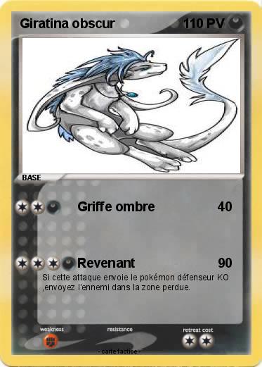 Pokemon Giratina obscur
