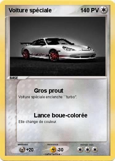 Pokemon Voiture spéciale