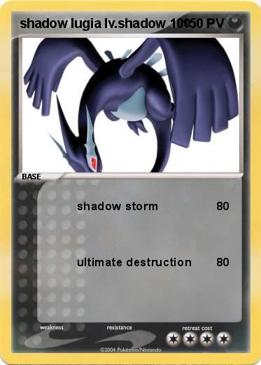 Pokemon shadow lugia lv.shadow 100