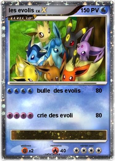 Pokemon les evolis