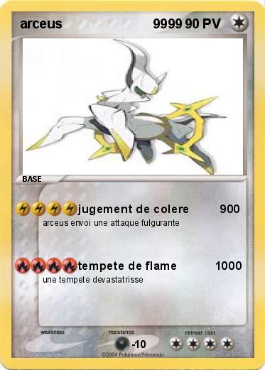 Pokemon arceus                         9999                                     