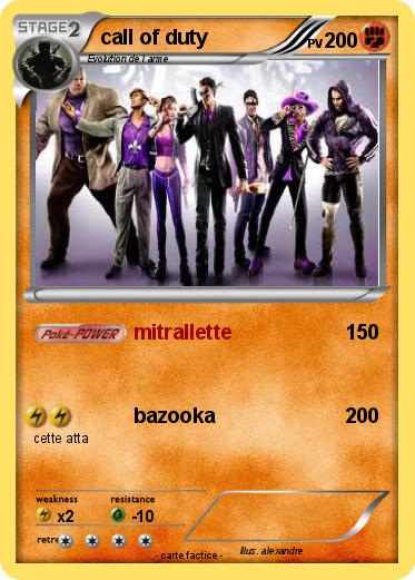 Pokemon call of duty