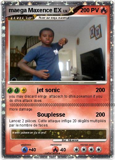 Pokemon maega Maxence EX