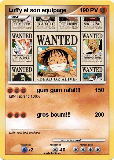 Pokemon Luffy et son equipage