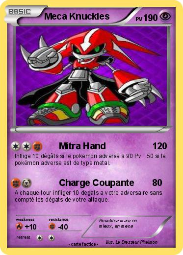 Pokemon Meca Knuckles