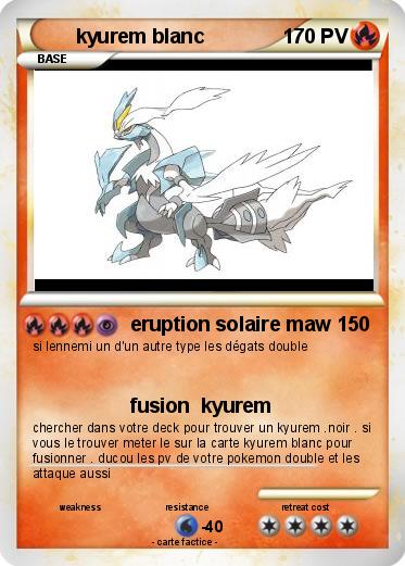 Pokemon kyurem blanc