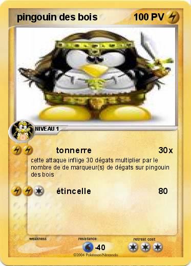 Pokemon  pingouin des bois