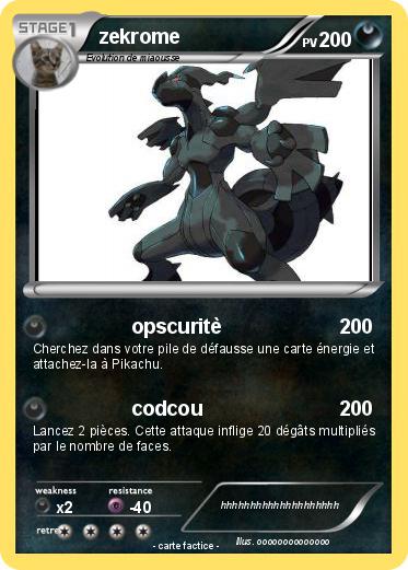 Pokemon zekrome