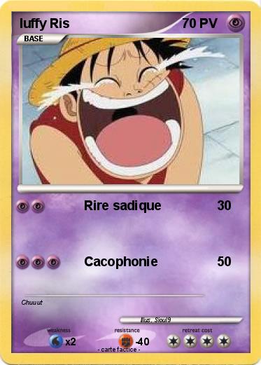 Pokemon luffy Ris