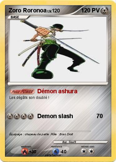 Pokemon Zoro Roronoa