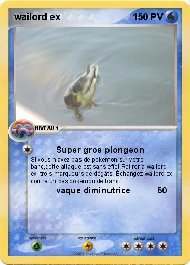 Pokemon wailord ex