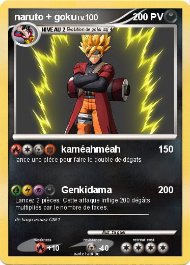 Pokemon naruto + goku