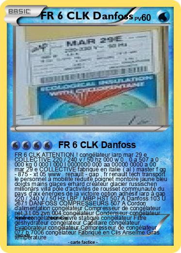 Pokemon FR 6 CLK Danfoss