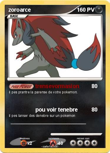 Pokemon zoroarce