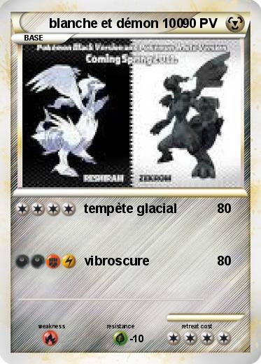 Pokemon blanche et démon 100