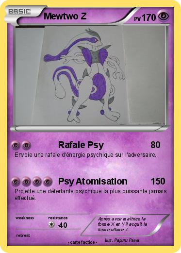 Pokemon Mewtwo Z