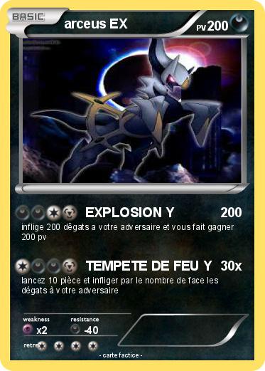 Pokemon arceus EX