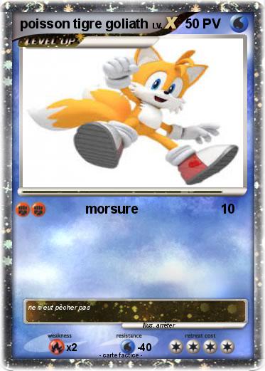 Pokemon poisson tigre goliath
