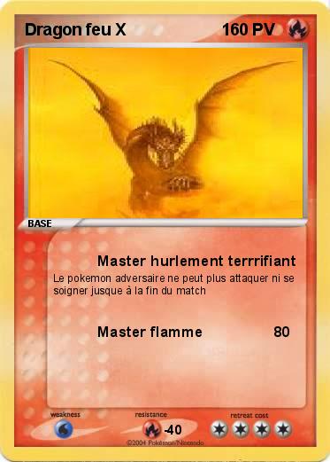 Pokemon Dragon feu X                     1