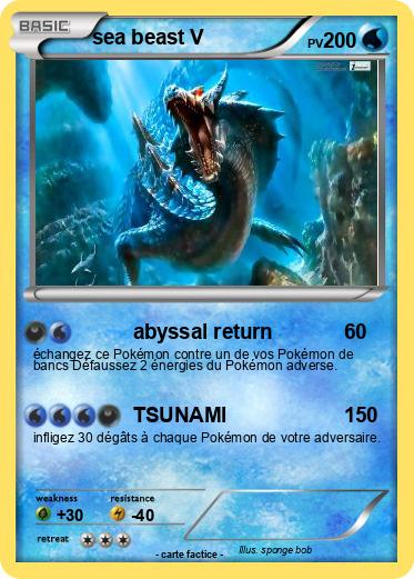 Pokemon sea beast V