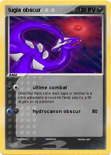 Pokemon lugia obscur