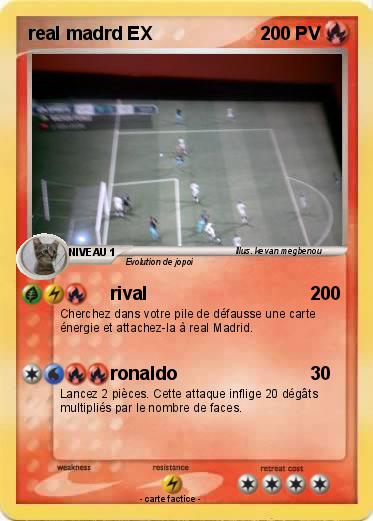 Pokemon real madrd EX