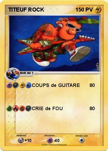 Pokemon TITEUF ROCK