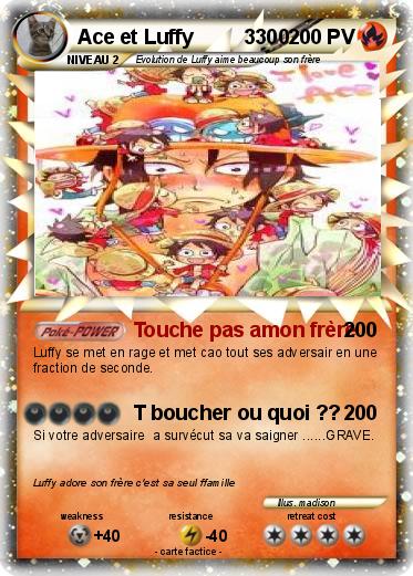 Pokemon Ace et Luffy         3300