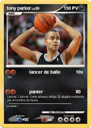 Pokemon tony parker