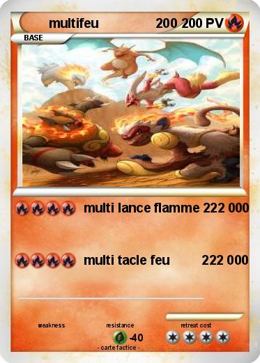 Pokemon multifeu                200