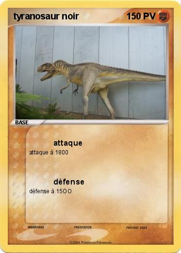 Pokemon tyranosaur noir