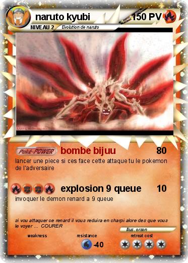 Pokemon naruto kyubi