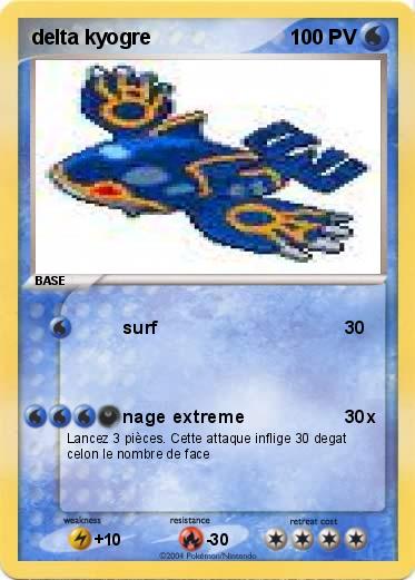 Pokemon delta kyogre