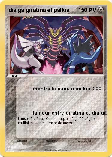 Pokemon dialga giratina et palkia      