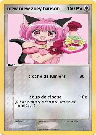 Pokemon mew mew zoey hanson