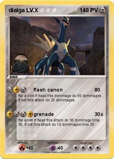 Pokemon dialga LV.X