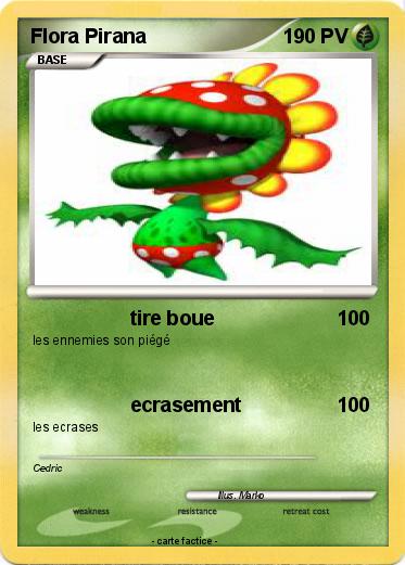 Pokemon Flora Pirana