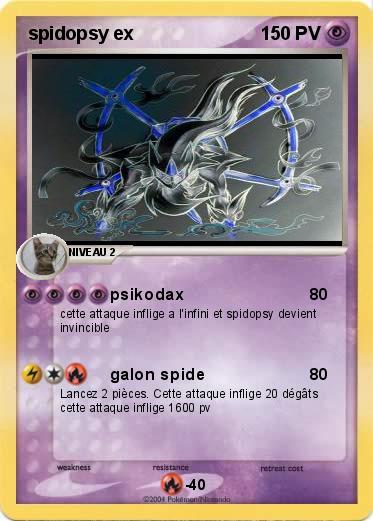 Pokemon spidopsy ex 