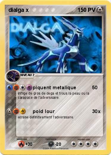 Pokemon dialga x                             