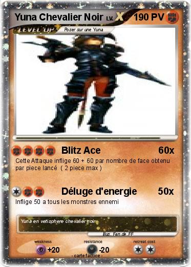 Pokemon Yuna Chevalier Noir