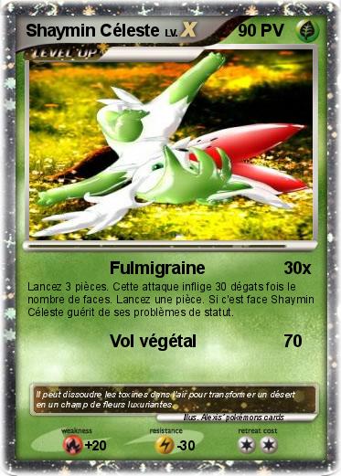 Pokemon Shaymin Céleste