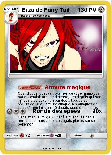 Pokemon Erza de Fairy Tail