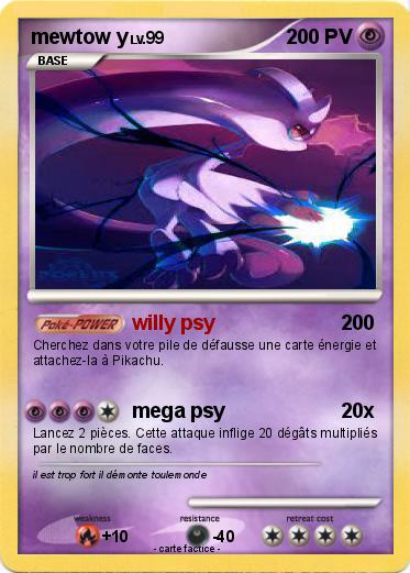 Pokemon mewtow y