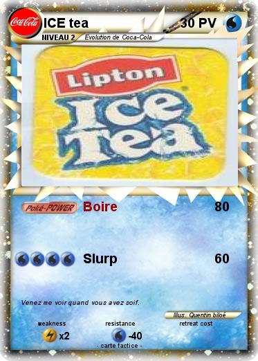 Pokemon ICE tea